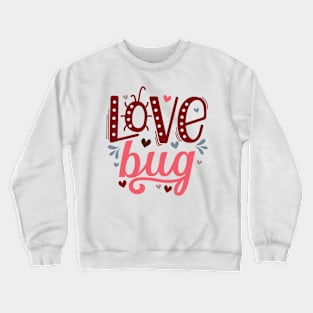 Love Bug Valentine's Day Kids Crewneck Sweatshirt